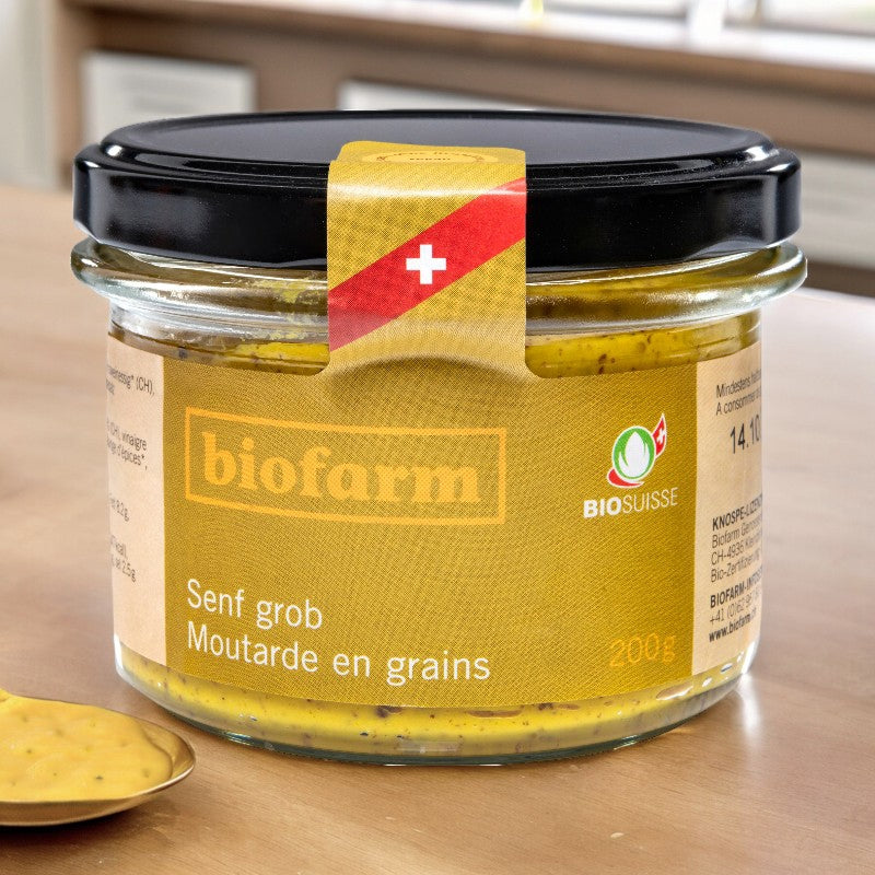 Biofarm - Moutarde en grains suisse BIO 200g