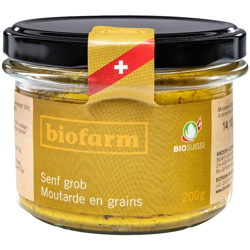 Biofarm - Moutarde en grains suisse BIO 200g
