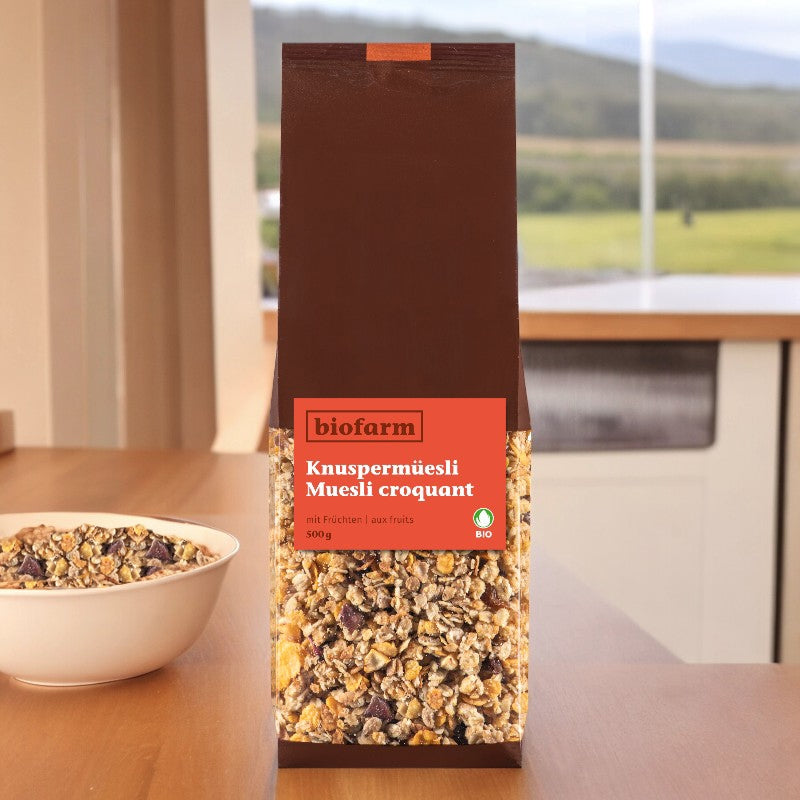 Biofarm - Müesli croquant aux fruits BIO 500g