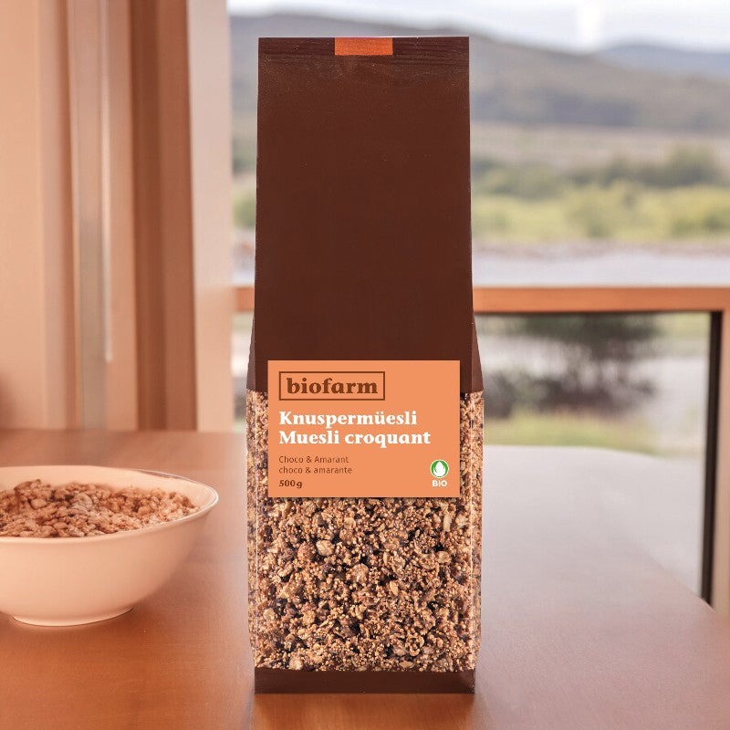 Biofarm - Müesli croquant choco & amarante BIO 500g