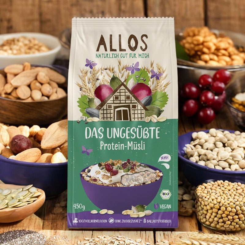 Allos - Müesli protéiné sans sucre ajouté BIO 450g