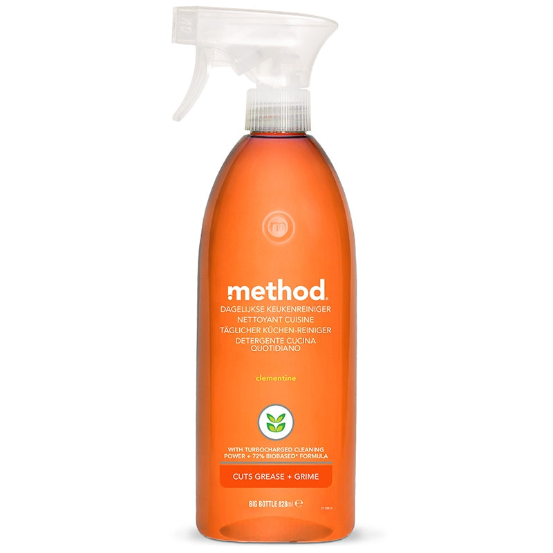 Nettoyant cuisine spray quotidien écologique clémentine