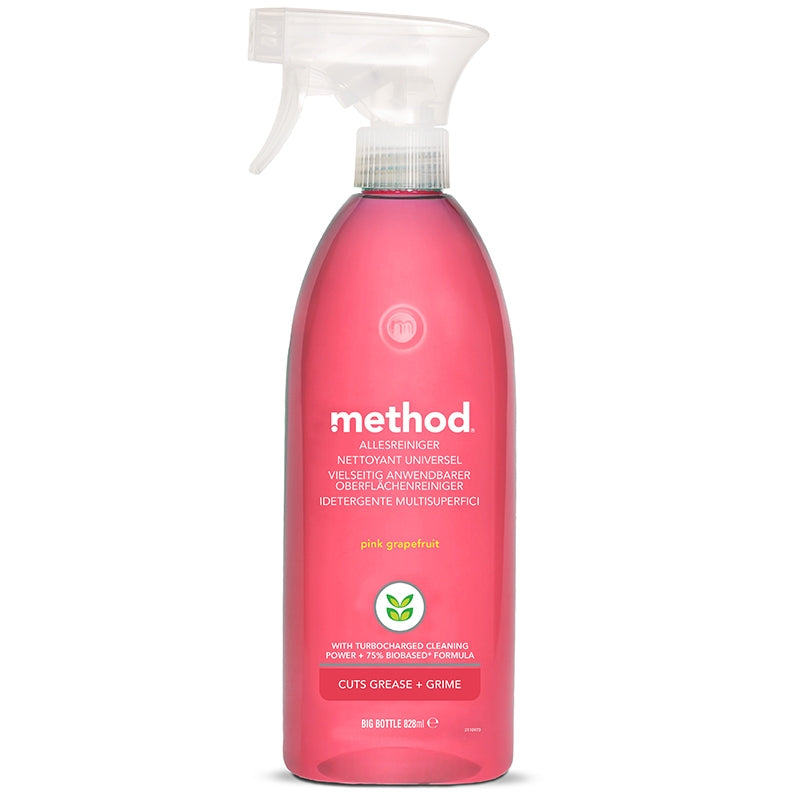 Umweltfreundlicher Mehrzweck-Sprühreiniger, Duft nach rosa Grapefruit - 828 ml - Method