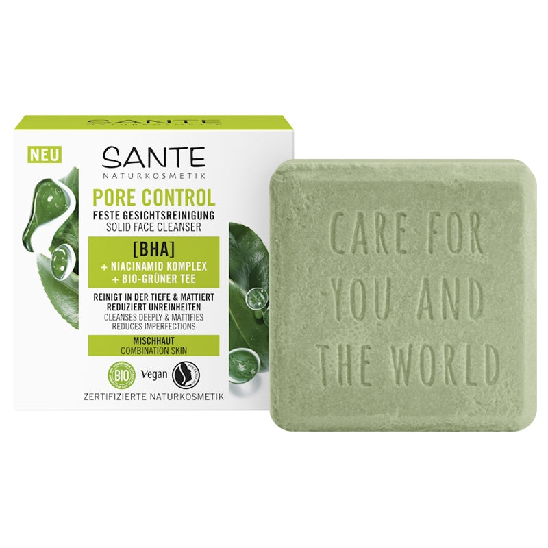 Nettoyant visage solide matifiant BIO thé vert