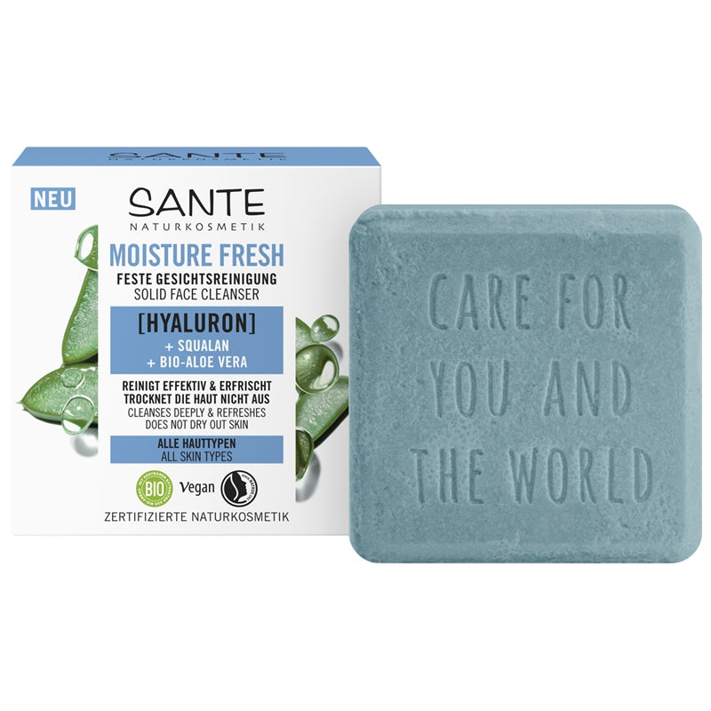 Nettoyant visage solide Moisture Fresh BIO squalane & aloe