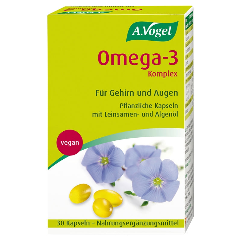 A.Vogel - Oméga-3 complexe végétal lin & algues 30 capsules