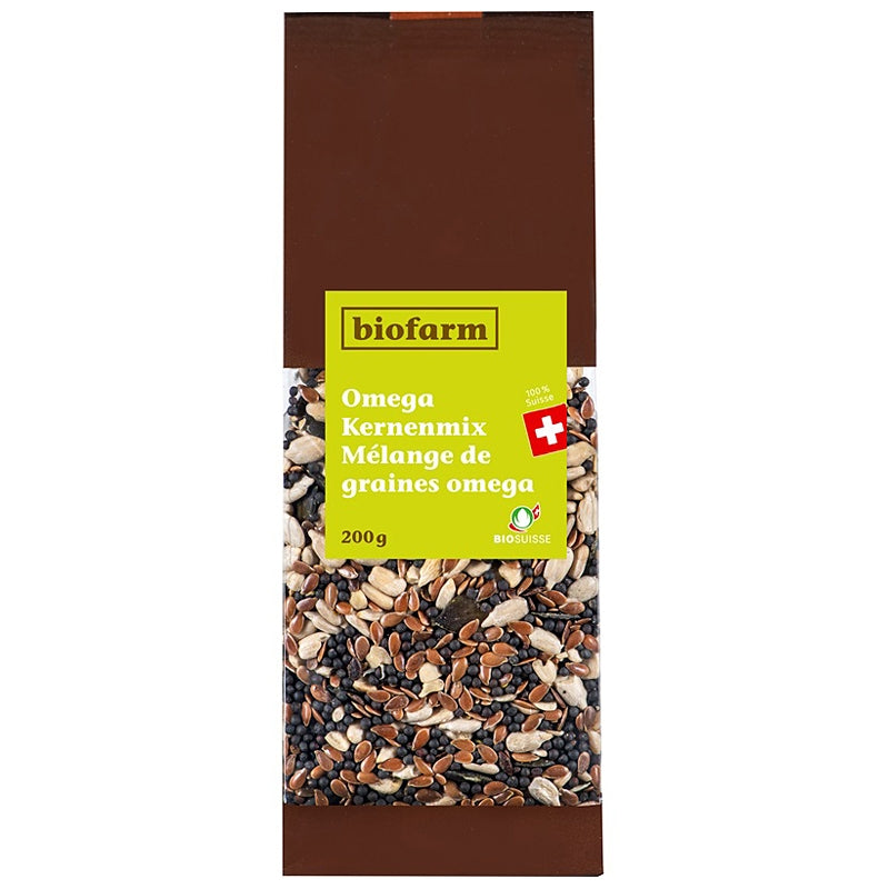 Biofarm - Omega mélange de graines suisses BIO 200g