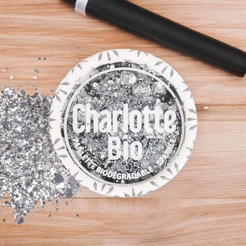 Charlotte Bio - Paillettes argent Holo 4g