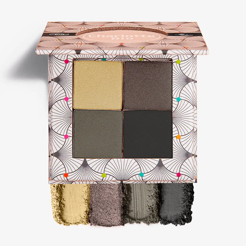 Charlotte Bio - Palette fards à paupières silver smokey BIO 4x1.4g