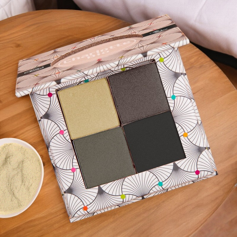 Charlotte Bio - Palette fards à paupières silver smokey BIO 4x1.4g
