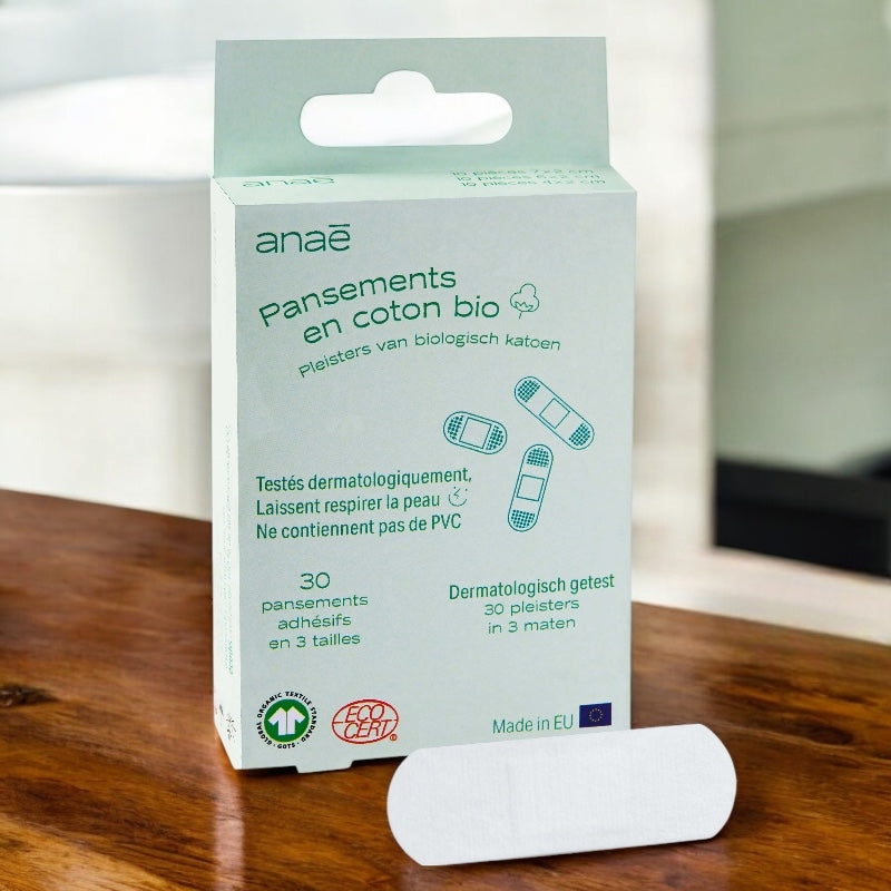 Anaé - Pansements en coton BIO 30 pièces
