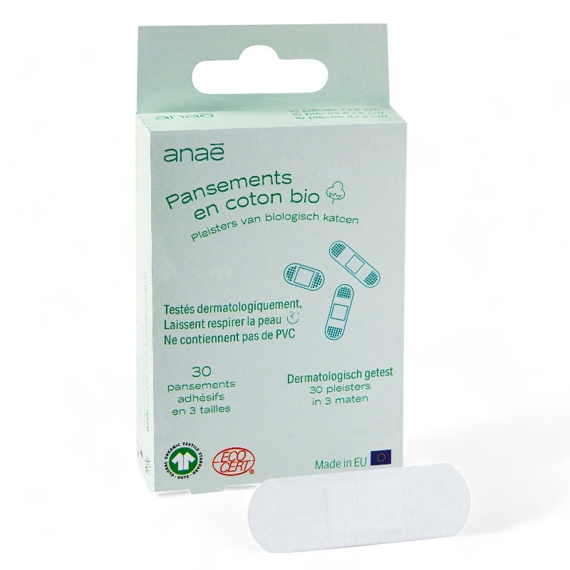 Anaé - Pansements en coton BIO 30 pièces