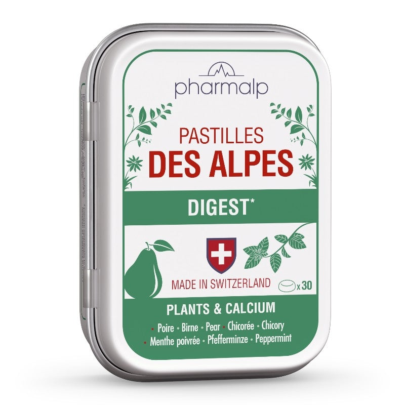 Verdauungspastillen aus den Alpen - Schachtel mit 30 Pastillen - Pharmalp