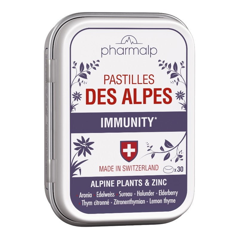 Alpine Immunitäts-Pastillen - Packung mit 30 Pastillen - Pharmalp