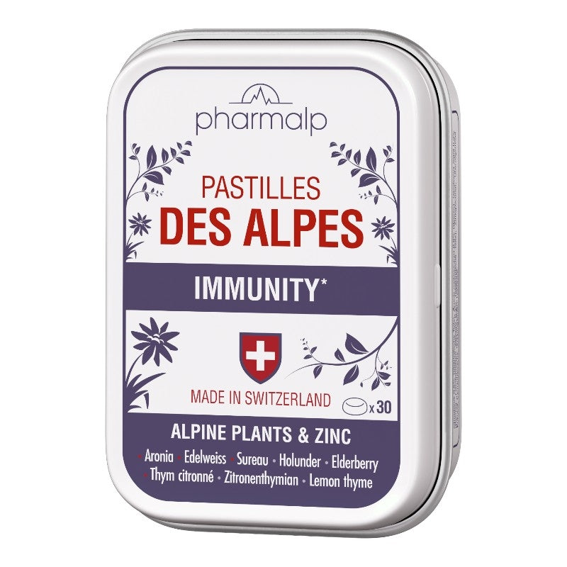 Alpine Immunitäts-Pastillen - Packung mit 30 Pastillen - Pharmalp