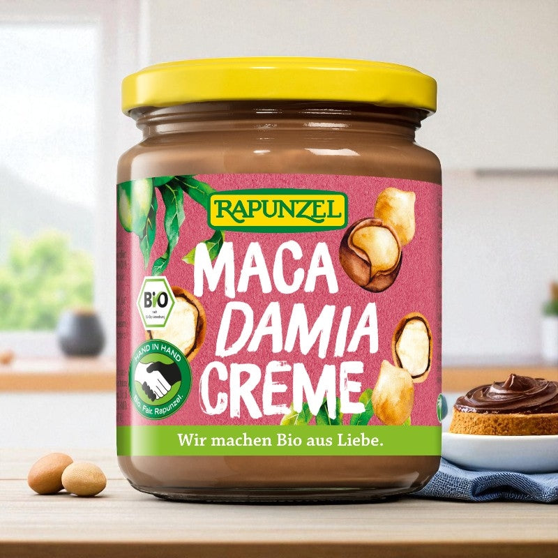 Pâte à tartiner aux noix de macadamia BIO