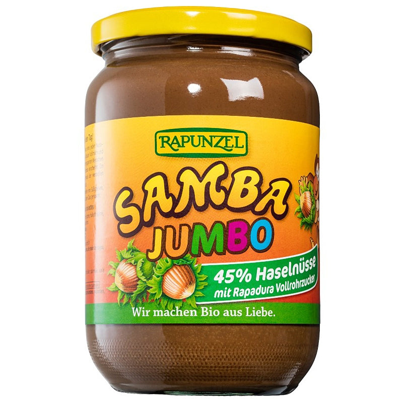 Pâte à tartiner chocolatée aux noisettes Samba BIO