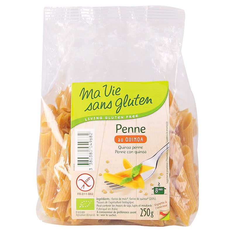 Bio-Penne aus Mais und Quinoa - 250 g - Mein glutenfreies Leben