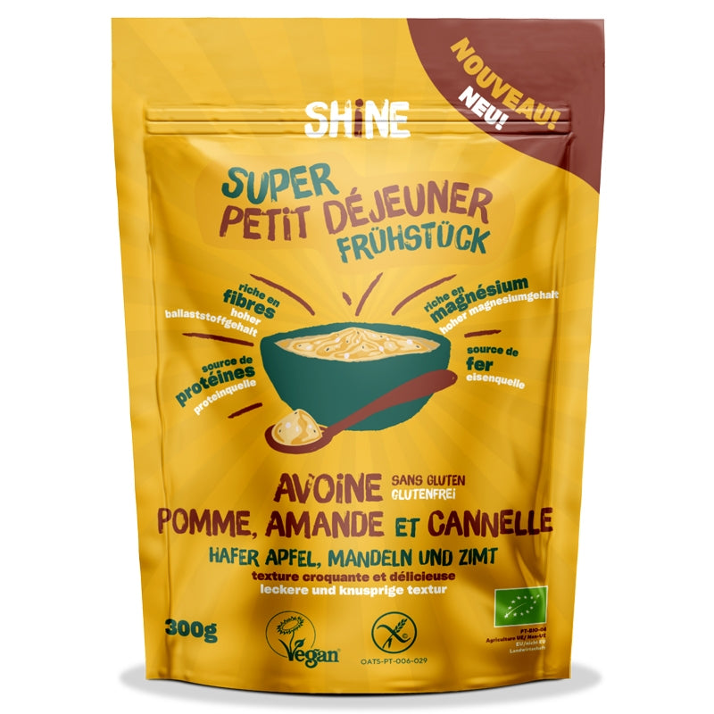 Petitdéjeuner Avoine pomme, amande & cannelle BIO