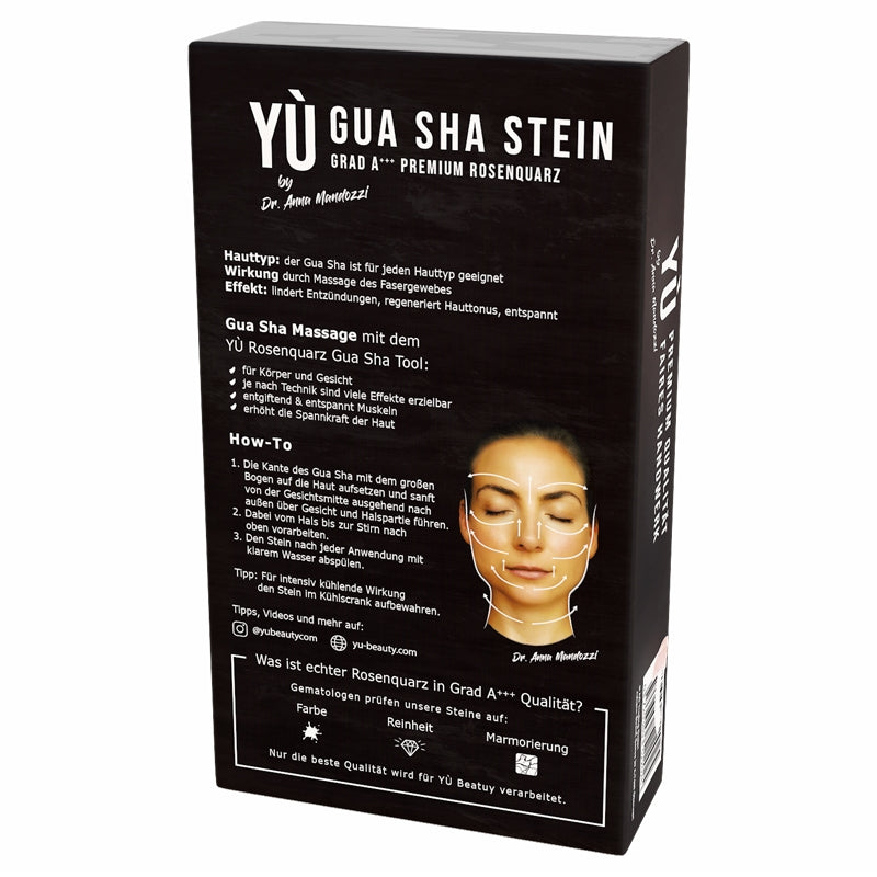 Rosenquarz-Gua-Sha-Stein - Yù Beauty