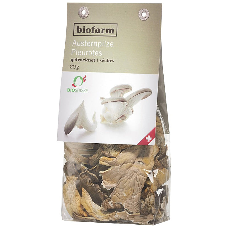 Biofarm - Pleurotes séchées suisses BIO 20g