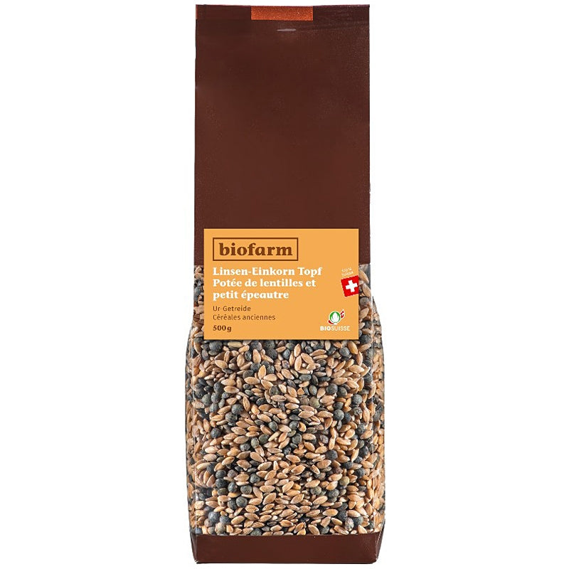 Biofarm - Potée de lentilles et petit épeautre suisse BIO 500g