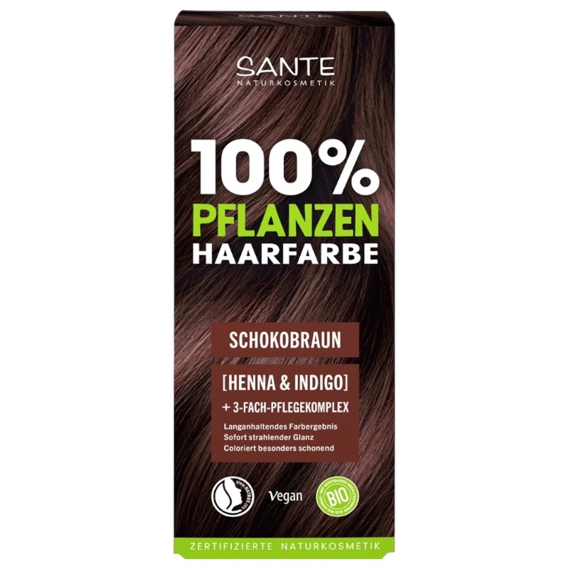 Poudre colorante végétale BIO brun chocolat