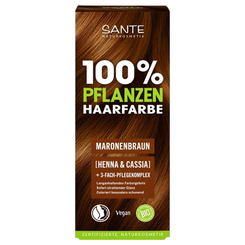 Poudre colorante végétale BIO brun marron