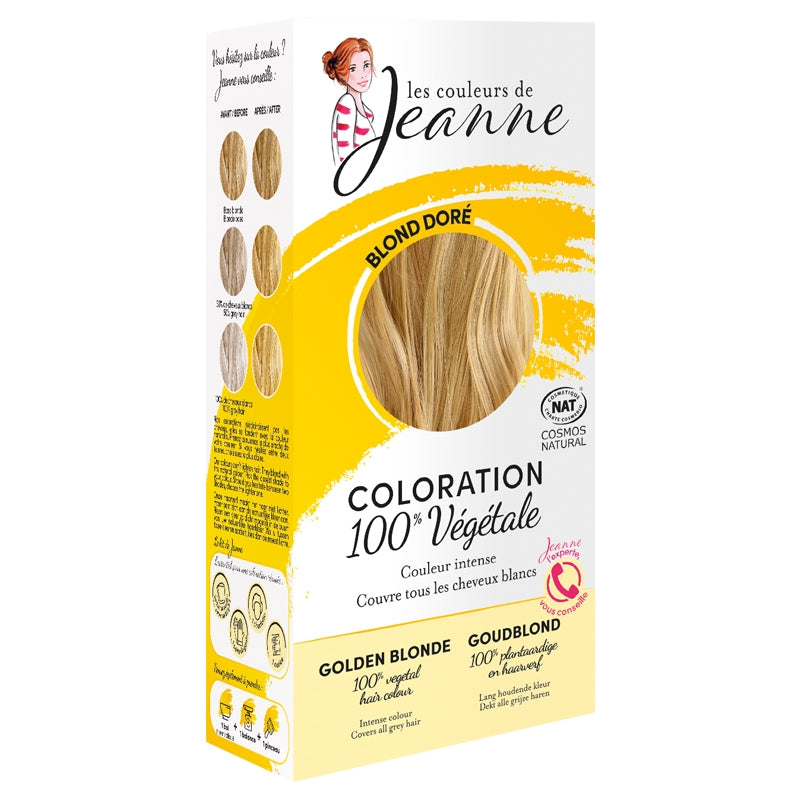 Pflanzenhaarfarbe Goldblond