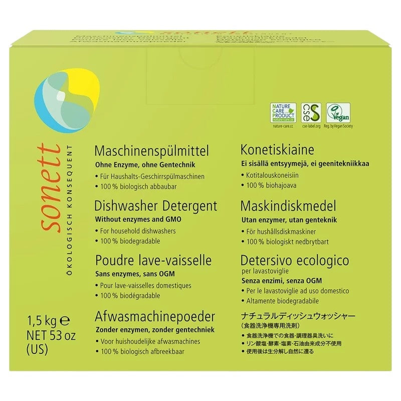 Poudre lave-vaisselle sans parfum ECO - 1,5kg