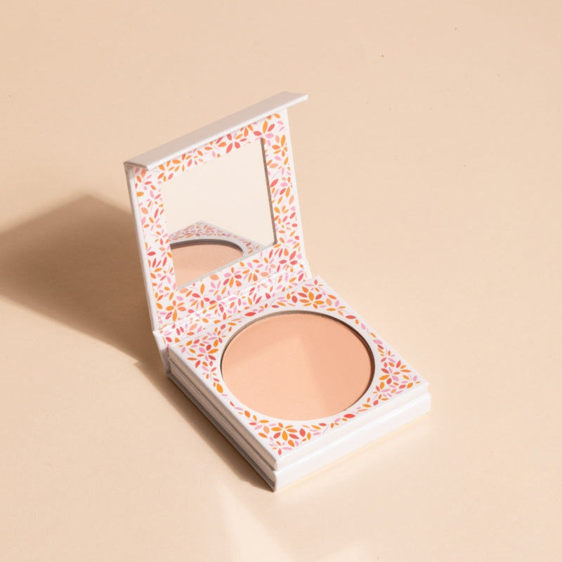 Kompaktes Sonnenpuder Farbton Nude LSF 30 BIO