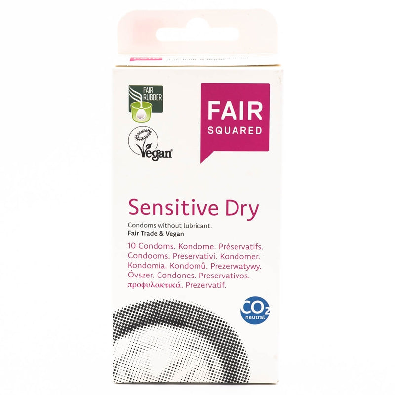 Fair Squared - Préservatifs Sensitive Dry naturels - 10 pièces