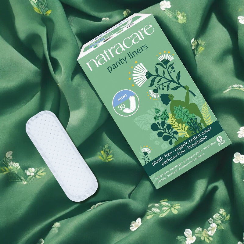 Protège-slips bio Mini Natracare - coton GOTS, format compact (30 pièces)