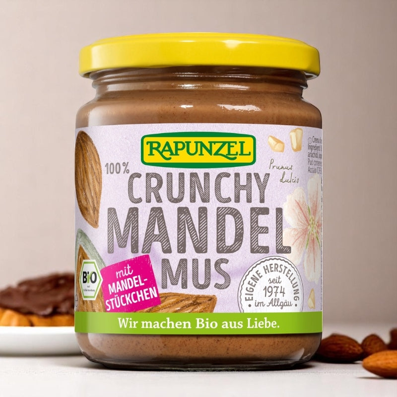 Bio-Mandelbutter mit Knuspereffekt - 250 g - Rapunzel