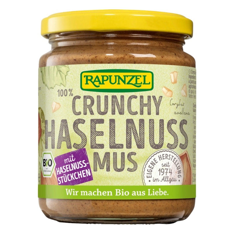 Purée de noisettes crunchy BIO