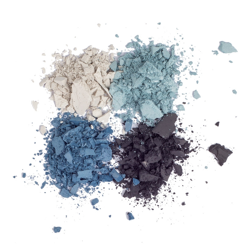 Benecos - Palette quatre ombres à paupières True blue BIO 4,8g