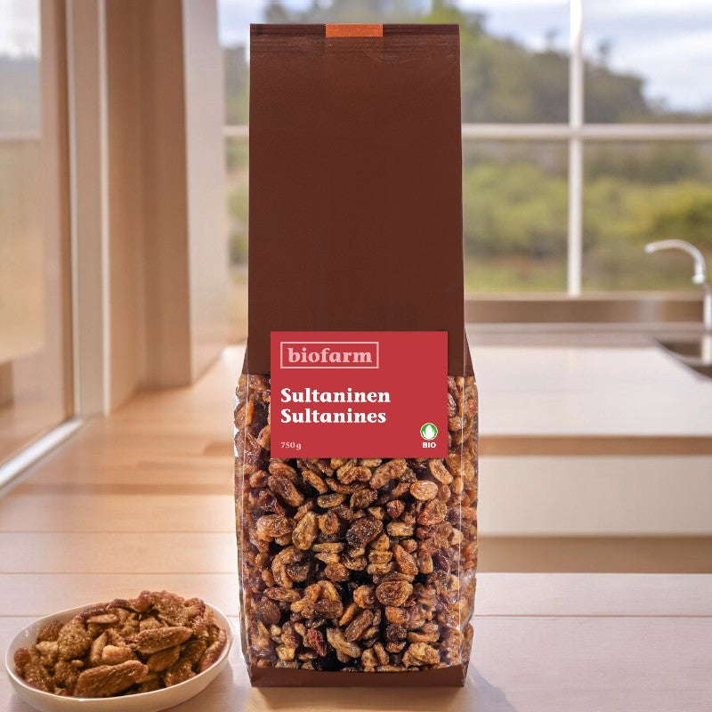 Biofarm - Bio-Rosinen (gelb) 750g