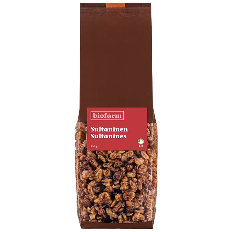 Biofarm - Bio-Rosinen (gelb) 750g