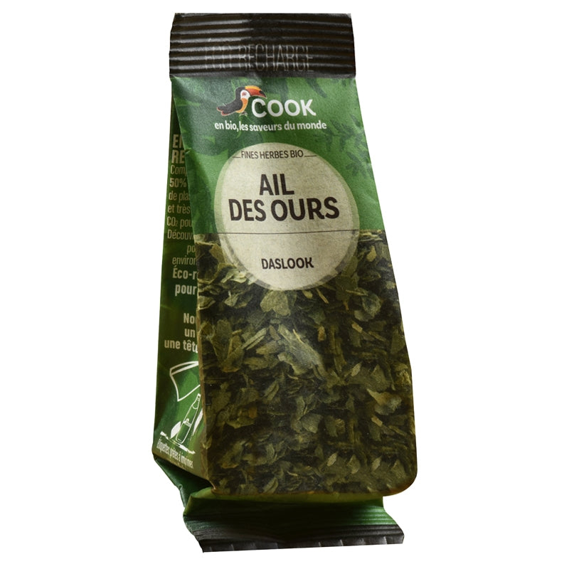 Cook - Recharge Ail des ours en feuilles coupées BIO 16g