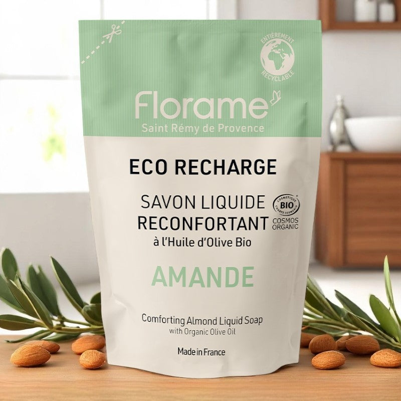 Florame - Nachfüllung Flüssigseife Mandel BIO 470ml
