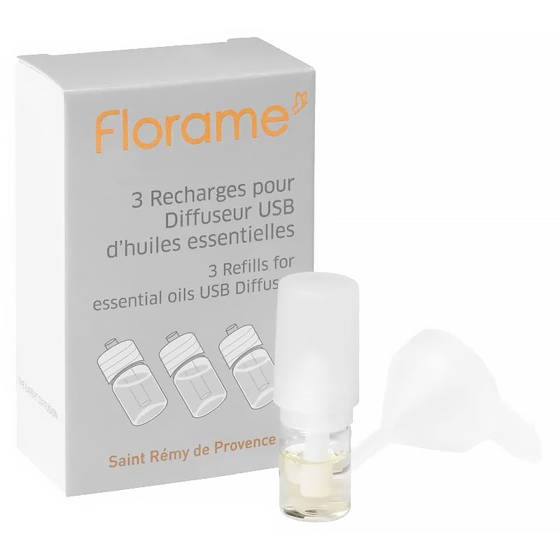 Florame - USB-Diffusor Nachfüllungen 3 Stück 3 pièces