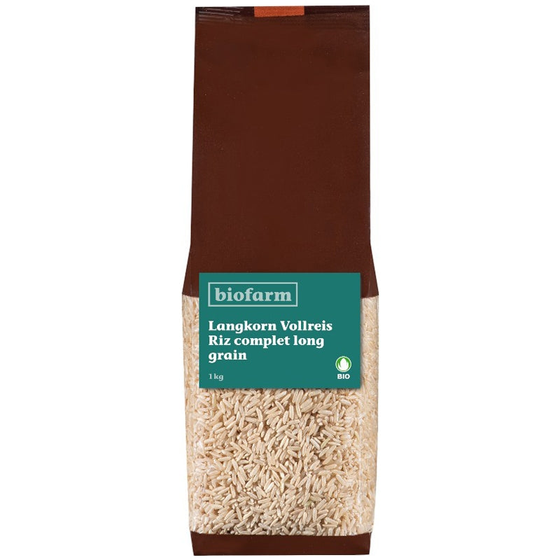 Biofarm - Bio-Langkorn-Vollkornreis 1kg
