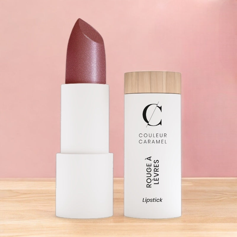 Couleur Caramel - Rouge à lèvres brillant Hibiscus N°243 BIO 3,5g