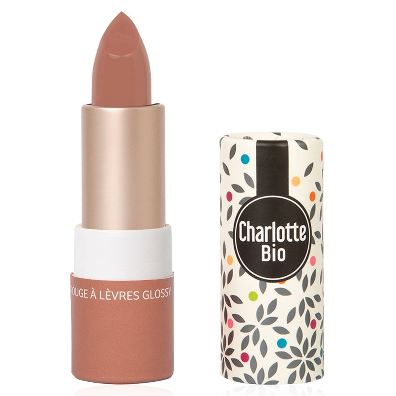 Charlotte Bio - Lippenstift Nude Mokka glänzend BIO 3.5g