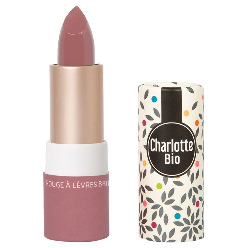 Charlotte Bio - Lippenstift Vintage-Rosa glänzend BIO 3.5g
