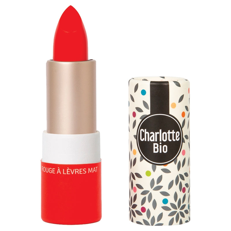 Charlotte Bio - Lippenstift Königsrot matt BIO 3.5g