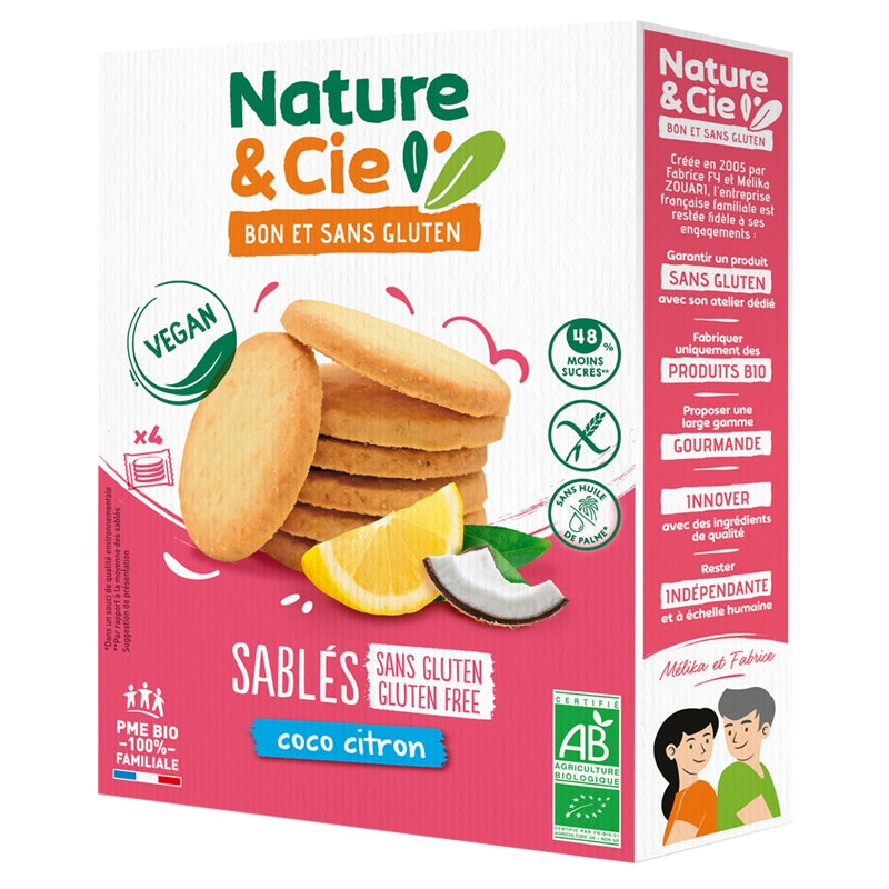 Sablés au coco & citron BIO