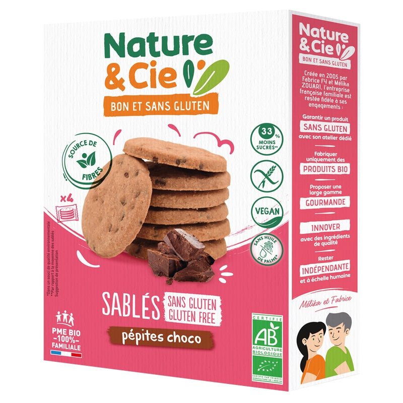 Sablés aux pépites de chocolat BIO