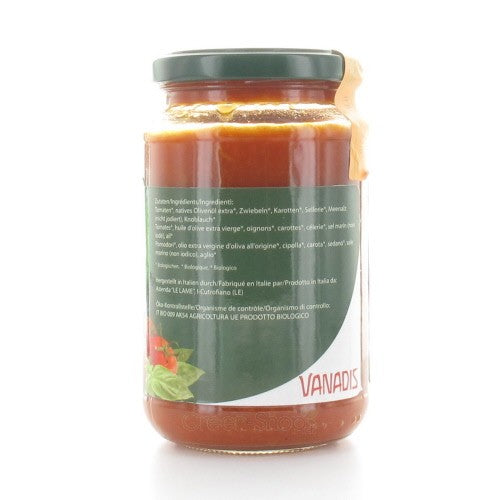 Sauce tomate aux légumes BIO