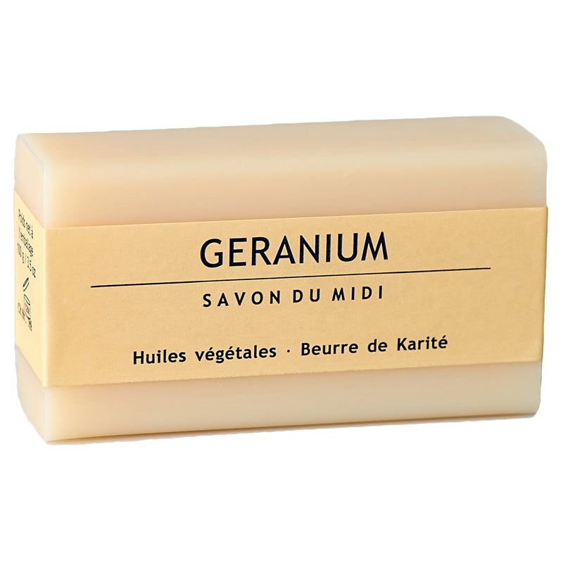 Savon au beurre de karité & géranium